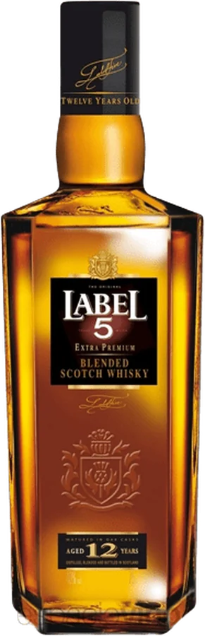 Whisky Label 5 Extra Premium 12 Años